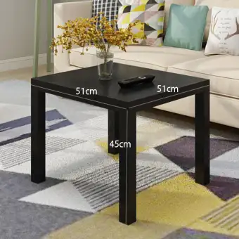 Ruyiyu 51 X 44 5 Cm Parsons Modern End Table 4 Wood Legs Parsons Modern End Table 4 Wood Legs