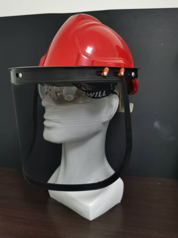 MESH FACE SHIELD FOR CONSTRUCTION WORKS/GARDENING WORKS/BLOCK HAZARDS FLYING WOODS CHIPS& SPLINTERS
