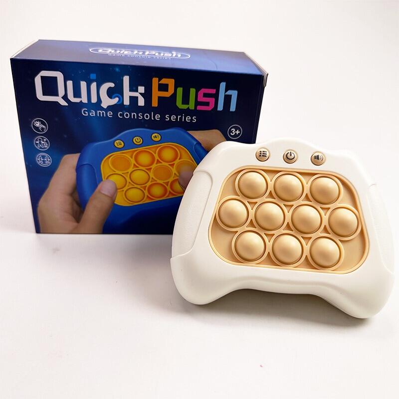 Quick Push Game Pop Popsocket Electronic Pushit Pro Super Bubble Pop Game Light Push Up Poplight Antistress Fidget Toys