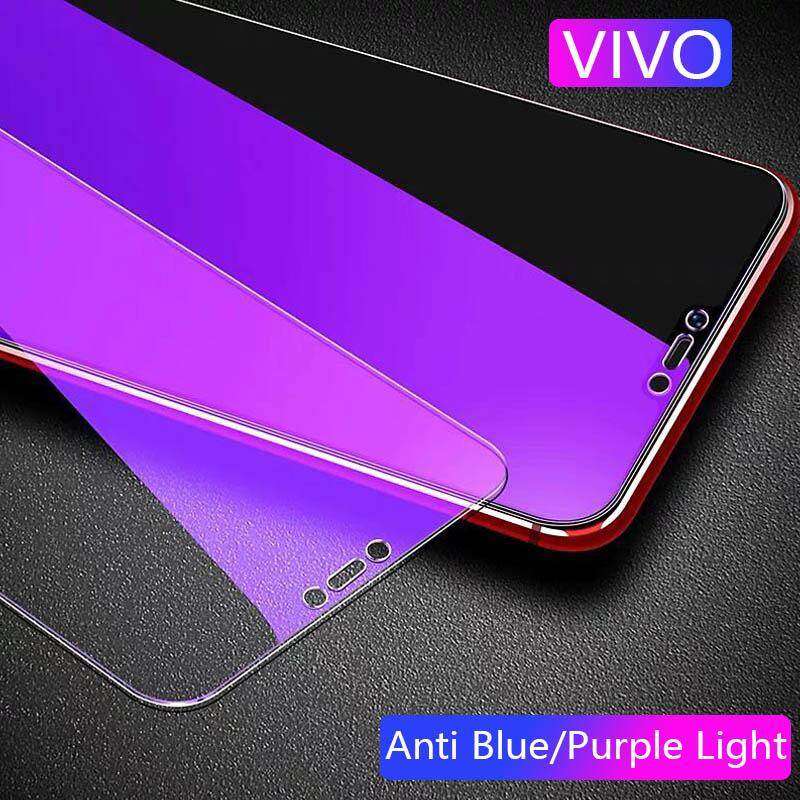 Anti Ungu Cahaya Biru Kaca Film Kokoh 9 Jam Penuh Pelindung Layar untuk VIVO Y83 Y85 Z1 V9 V7 Plus Y79 V7 Y75 Y71 y71S Y97 V11i X23 V11 Z3 Z3i Y91 Y93 Y95 V15Pro S1Pro V15 NEX S1 U1 Y81 Y81s Y67 V5