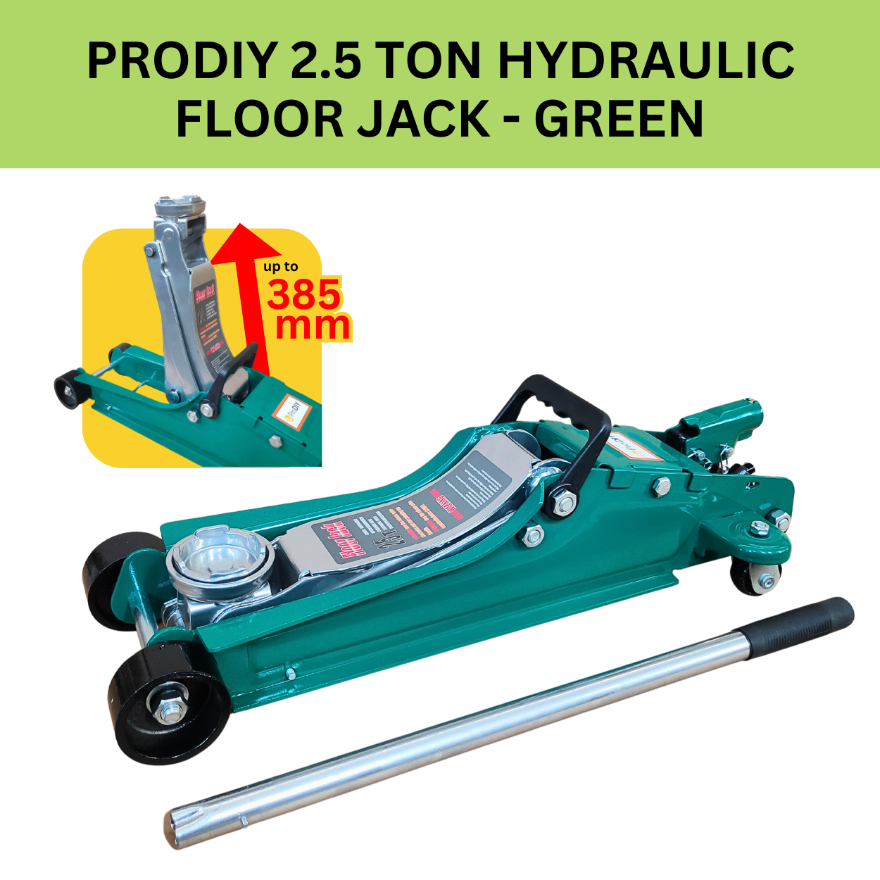 PRODIY Hydraulic Floor Jack 2.5T Heavy Duty 80mm 385mm High car jack