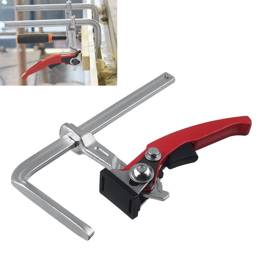 Quick Guide Rail Clamp Carpenter F Clamp Quick Clamping for MFT and Guide Rail System Hand Tool Woodworking DIY