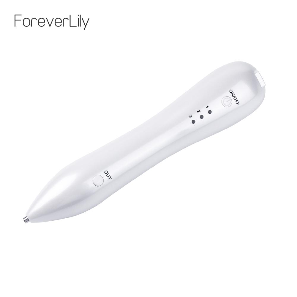Foreverlily Mole Removal Pen Laser Machine Freckle Skin Mole Dark Spot Face Wart Tag Tattoo Remover for Beauty Care