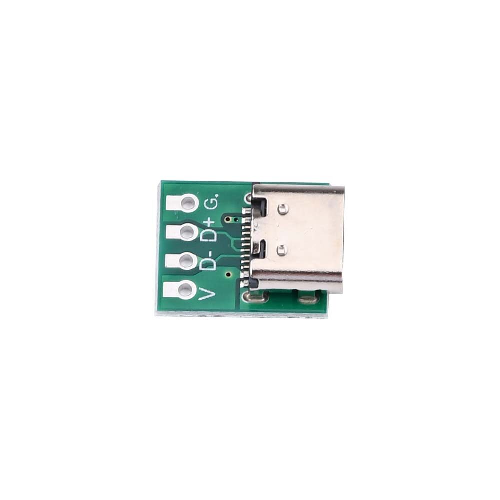 DIPPRUN Usb Type C Connector Board Diy 3.1 Serial Basic Breakout Female Connector 16p For Data Line Wire Cable Transfer