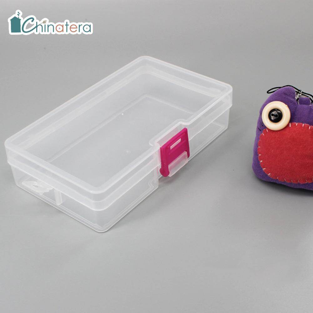 Small Transparent Plastic Storage Box Jewelry Parts Functional Empty Box