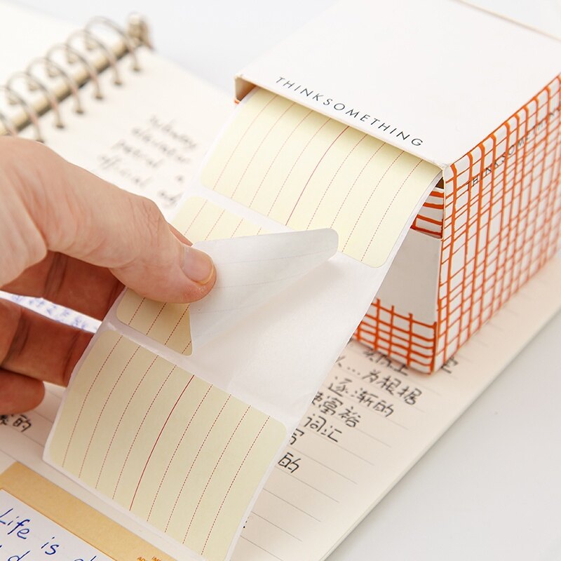 250 Sheets Tearable Pull-out Memo Paper Set School Office Creative Scroll Sticky Notes