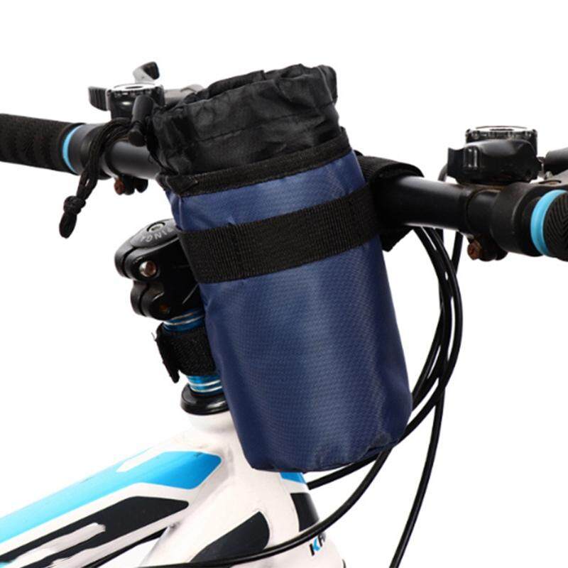 Bike Handlebar Stem Bag Food Snack Storage Bike Water Bottle Carrier