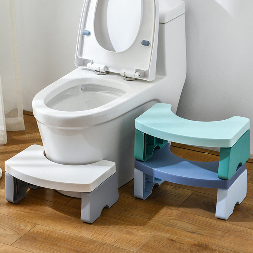 Folding Step Stool, Anti-Slip Sturdy Step Stool for Bathroom , Kitchen and Toilet