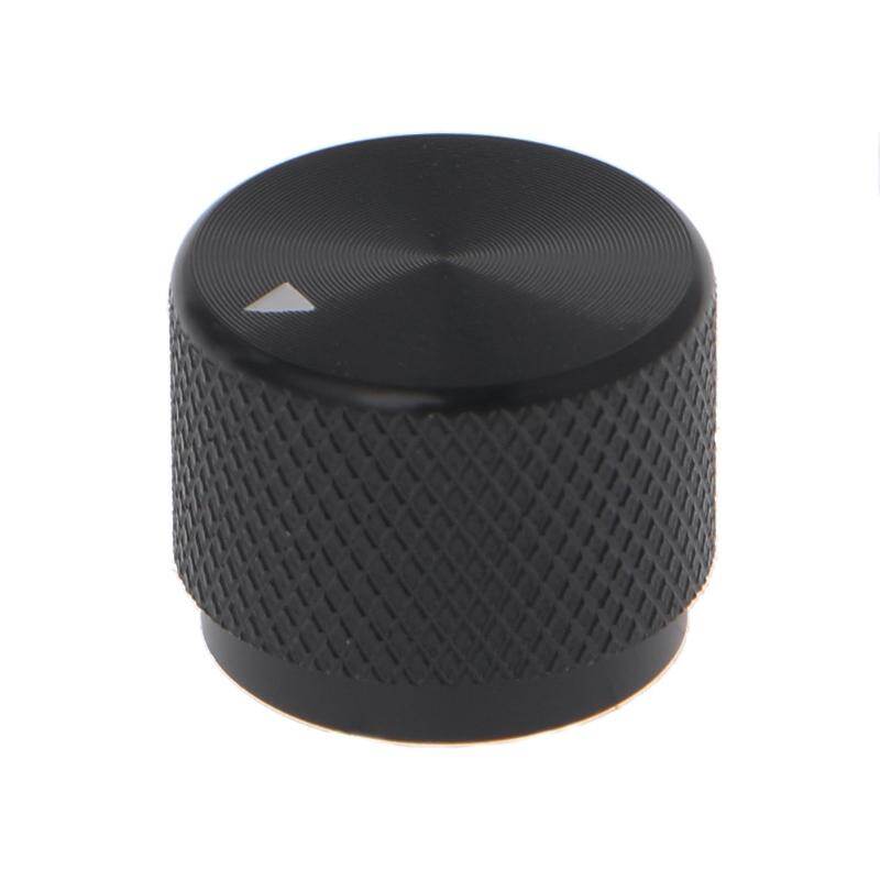 0.24\ Dia Black Aluminum Rotary Control Potentiometer Knob 20mm x 16mm LW