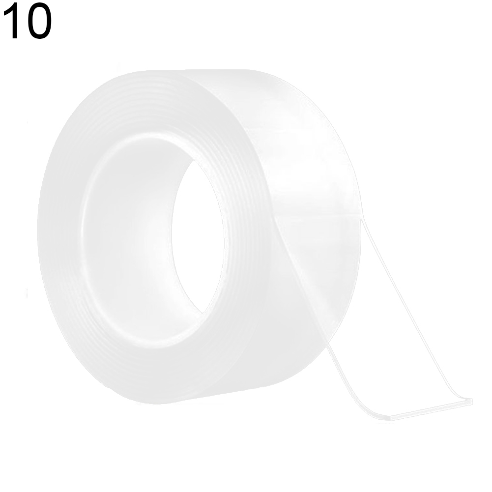 Farfi 2mm Multiuse Transparent Thick Washable Double-sided Adhesive Tape