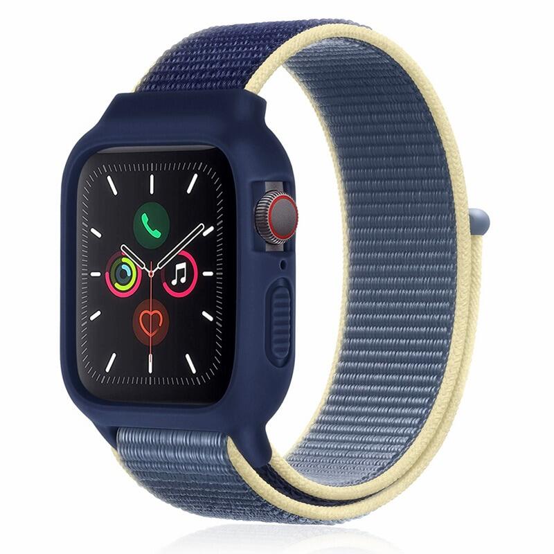 Case Strap For Apple Watch Band 44 Mm 40mm Iwatch Band 42mm 38mm Nylon Sport Loop Bracelet Apple Watch 5 4 3 2 Series 38 42 44mm Lazada Singapore