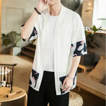 men kimono cardigan