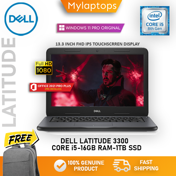 J4MTV Ricambio Display LCD 13.3" WXGA Non Touch Per Dell Latitude 3300/3310 - Schermo Opaco LCD 13.3 WXGA - Foto 9