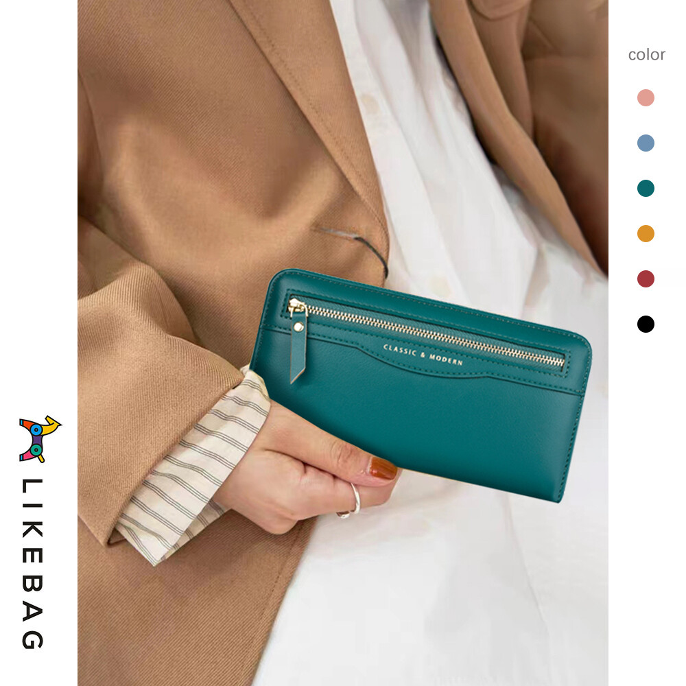 Ví Đựng Thẻ Dài Bằng Da PU Mềm Cho Nữ LIKEBAG
