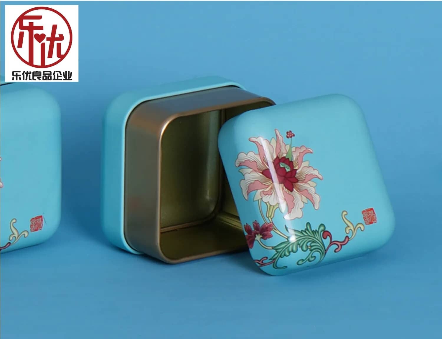 LEYOU CRATIVE METAL TIN STORAGE SMALL TEA BOX | Lazada