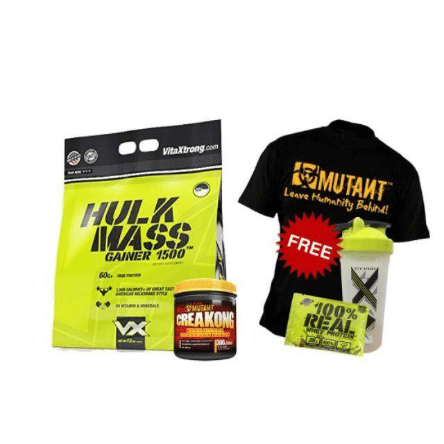 Vx Hulk Mass Gainer 1500 12lbs Mutant Creakong 300 G Lazada