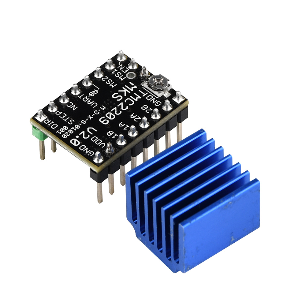 FocusAi 3D printer TMC2240 MKS TMC2209 intelligent silent stepper motor drive module with radiator, high current, high torque, DC4.5-36V