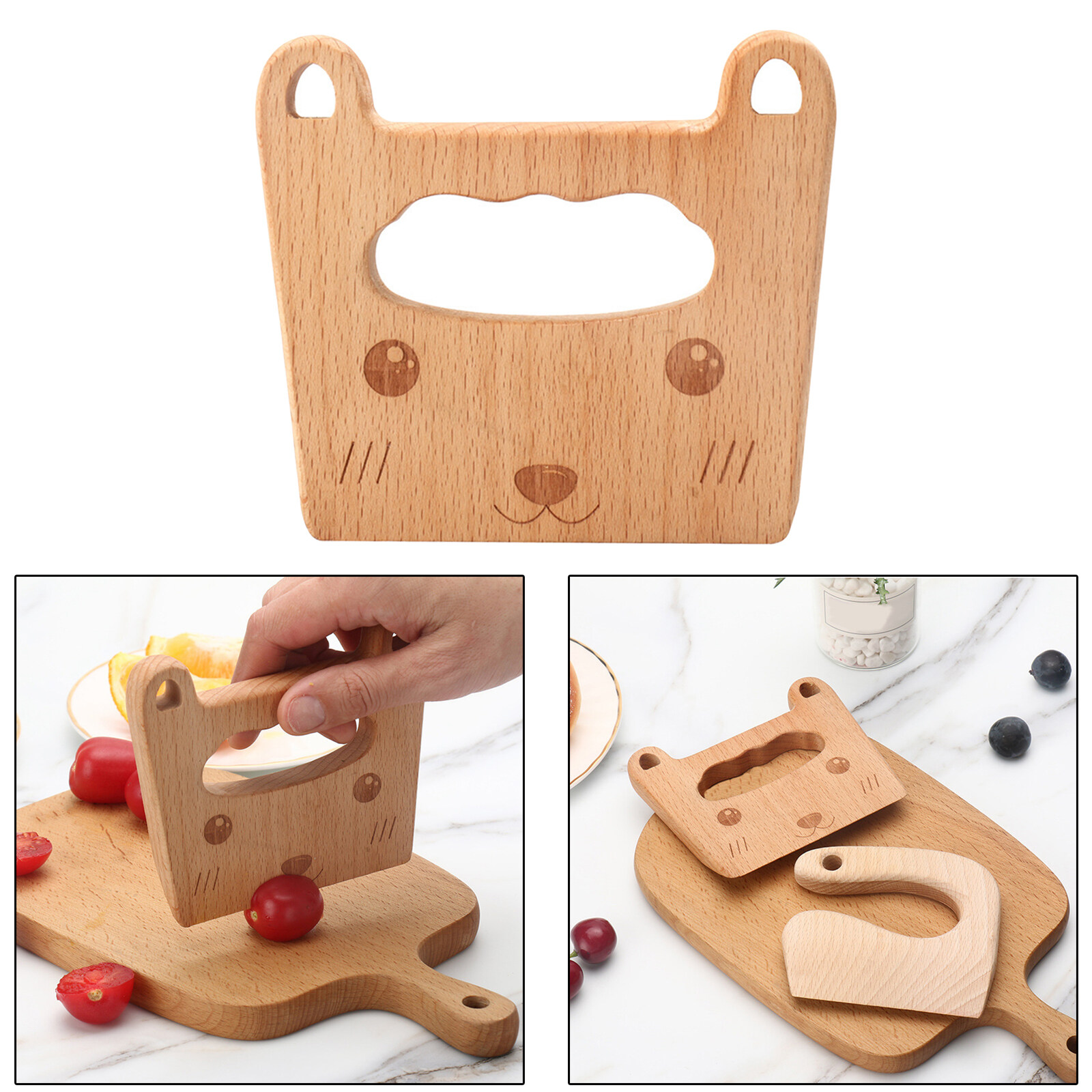 BÁO GIÁ Dao Làm Bếp Trẻ Em | Shopee Lazada Sendo Tiki mới nhất 32 Miffer Đồ Dùng Nhà Bếp Dao Gỗ Đồ Chơi Tự Làm Dao Cho Trẻ Em Rau Củ Trái Cây 10, 7X11Cm
