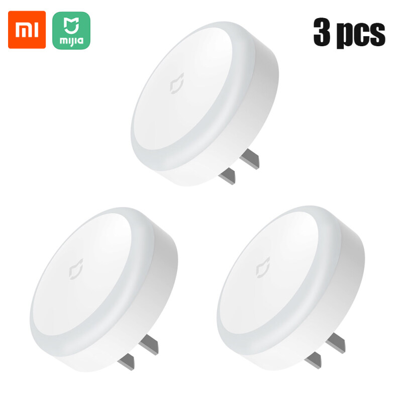 3 Cái Xiaomi Mijia Plug-In Night Light Sense Cảm Ứng Ánh Sáng Mềm Cắm Cảm Biến Ánh Sáng Ngủ Đêm Đèn Tiết Kiệm Năng Lượng Ánh Sáng Ban Đêm Cho Phòng Ngủ Hành Lang Cảm Biến WC 220V