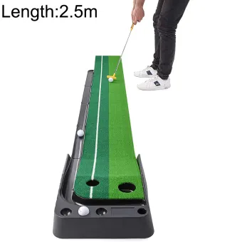 Wondering Indoor Golf Putting Green Portable Mat With Auto Ball Indoor Golf Putting Green Portable Mat