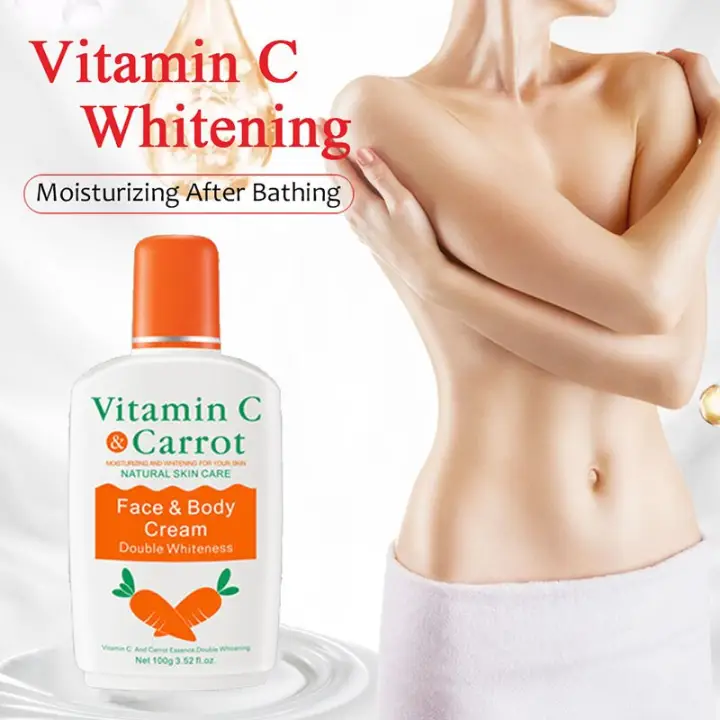 vitamin c carrot face body cream