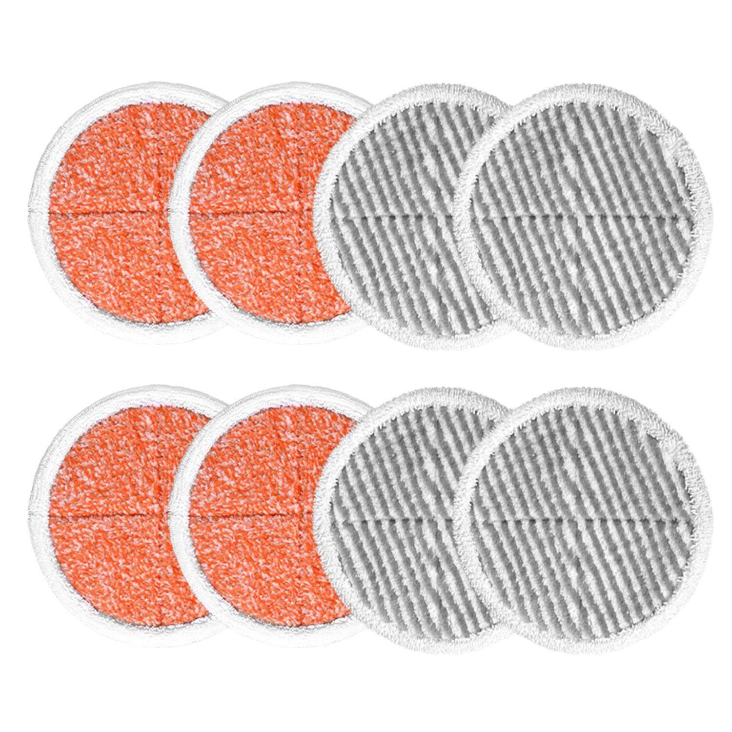 8 Pack Spin Mop Pads Replacement For Bissell Spinwave 2124, 2039, 2037 Series Powered Hard Floor Mop