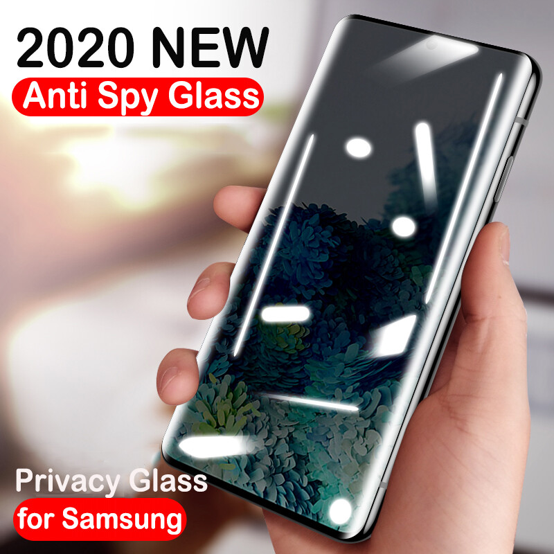 Privacy Screen Protector For Samsung Galaxy S20 Ultra Note 10 S9 S10 S20 Plus S10E A51 A71 A50 A70 Tempered Glass Film