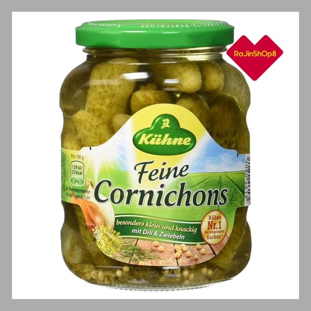 KUHNE Feine Cornichons , Sweet & Sour , 330g Lazada