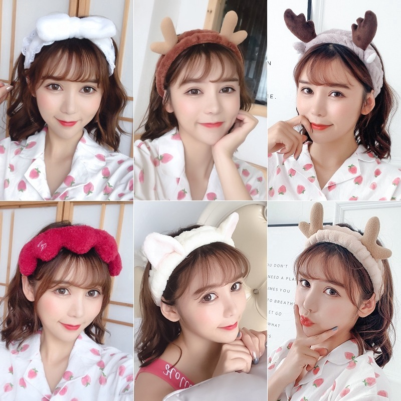 Cute Korean Style Face Wash Headband