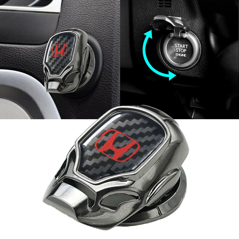 Car auto engine start stop push button cover for honda civic accord fit jazz city hrv crv