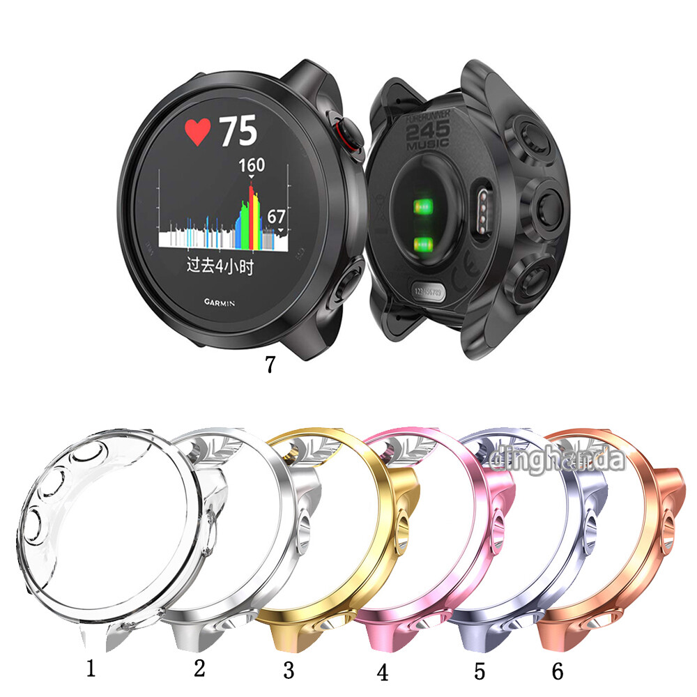 Silicone Cover Case Protector for Garmin Forerunner 245 245 Music