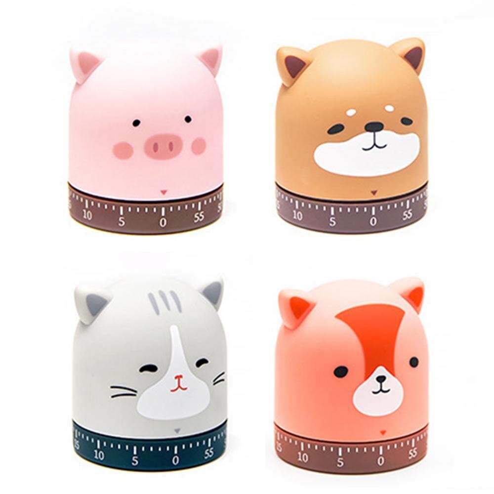 SDKIGVX Mechanical Multifunctional Study Countdown Household Home Time Reminder Kitchen Timer Alarm Clock Cooking Tool