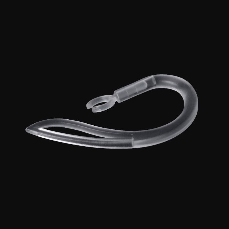 【Closet Dream】 7mm Bluetooth-compatible Earphones Transparent Soft Silicone Ear Hook  Clip