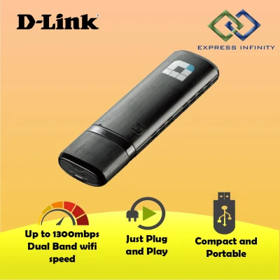 D-Link DWA-182 AC1300 Dual Band USB 3.0 WiFi Adapter