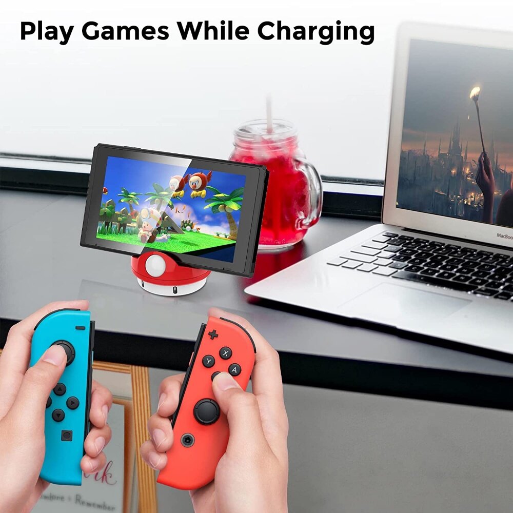 Switch Trạm Nối Cho Bộ Chuyển Đổi Nintendo & Switch Oled/Lite, Đế Sạc Công Tắc Cổng Loại Di Động C, Thay Thế Tương Thích Với Bộ Chuyển Đổi Nintendo Trạm Dock Chính Thức