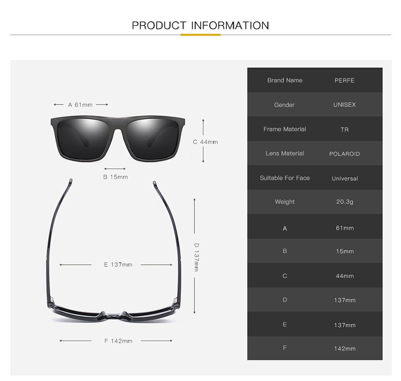 Men Sunglasses Thời Trang Mới Kính Râm Phân Cực TR90 Kính Râm Retro TAC Square Kính Râm UV400 Bảo Vệ Hàng Không Cho Nam Thể Thao Lái Xe Câu Cá