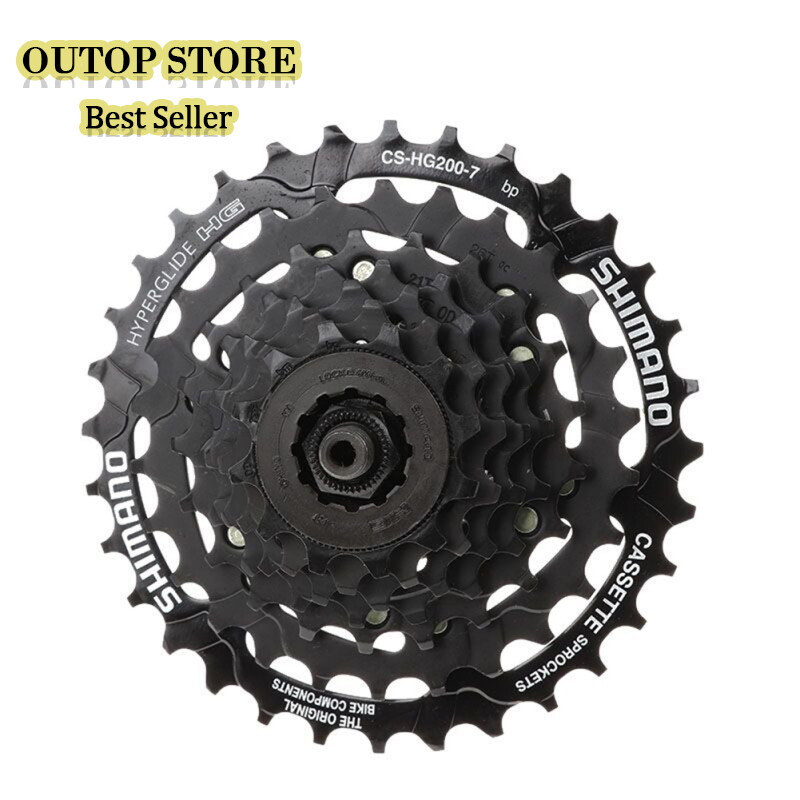 OUTOP Cshg2007จักรยาน Cassette Sprocket 7 Speed 21 Speed Rust