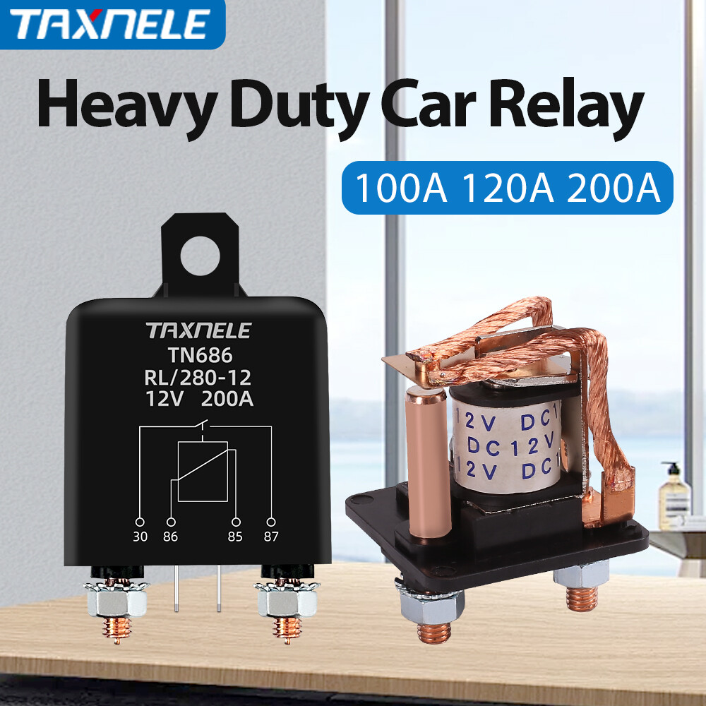 Starting relay 200A 100A 120A 12V/24V high-power automobile high-current starting relay Automobile relay