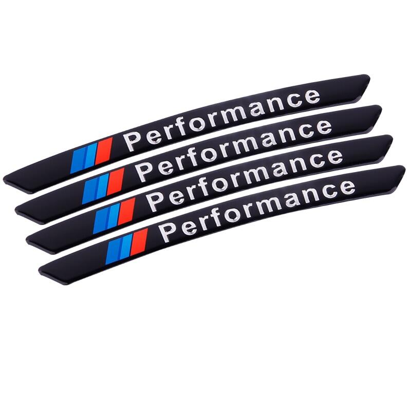 Zr for 4pcs m power performance aluminium alloy car wheel hub sticker for bmw e46 e90 e60 f10 e39 f30 e36 f20 e87 e90 e70 e91 e30 g30