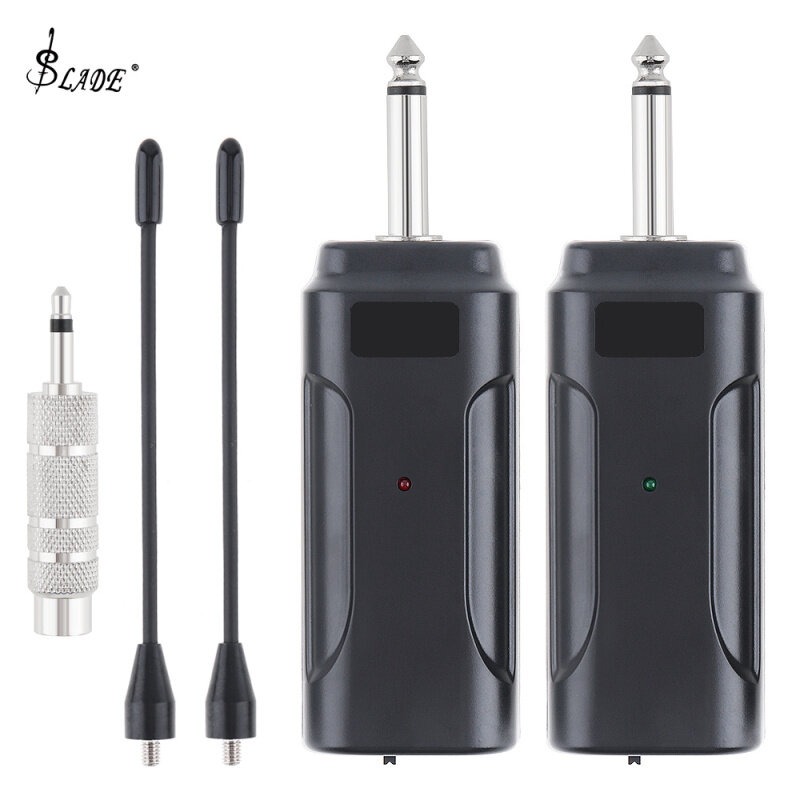 SLADE Professional Portable Electric Guitar Bass Wireless Audio Transmitter Receiver System Support 50M Effective Transmission Range Malaysia