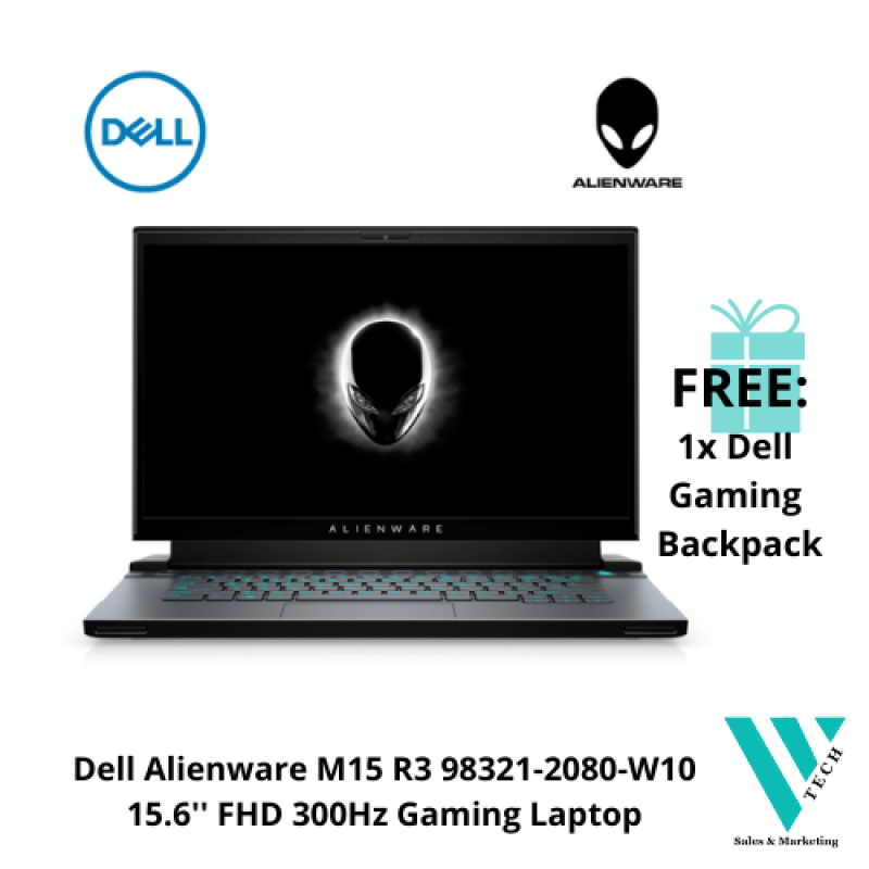 Dell Alienware M15 R3 98321-2080-W10 15.6 FHD 300Hz Gaming Laptop (I9-10980HK, 32GB, 1TB SSD, RTX2080 Super 8GB, W10) Malaysia