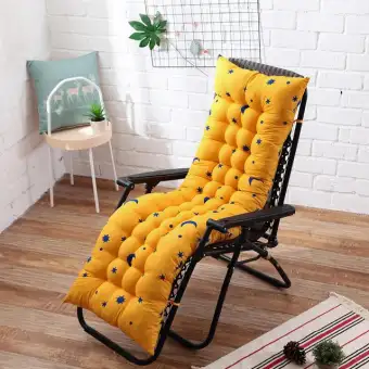Long Cushion Recliner Chair Cushion Thicken Foldable Rocking Chair