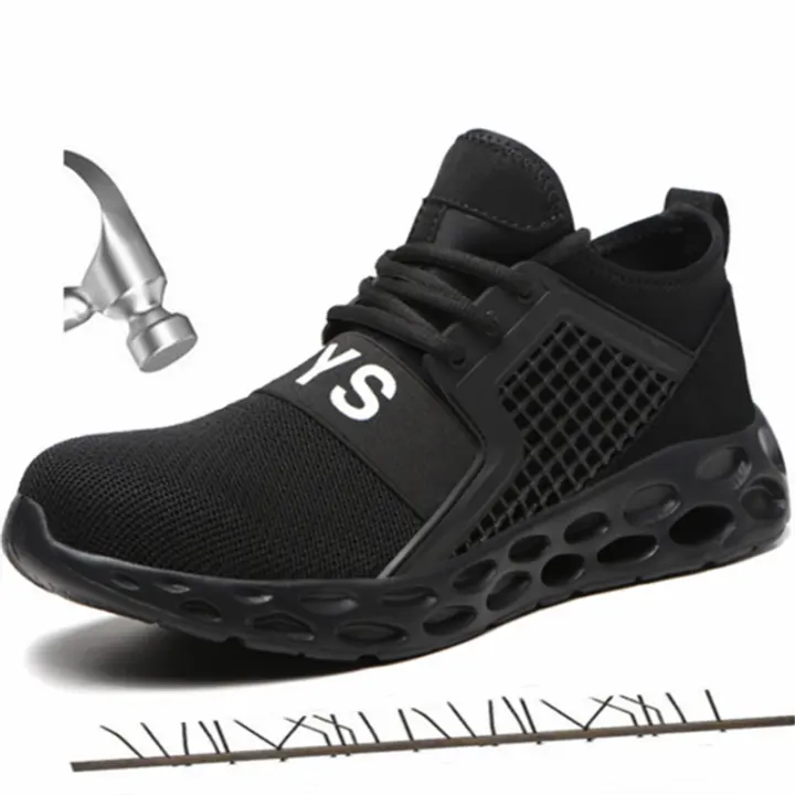 steel toe high top sneakers