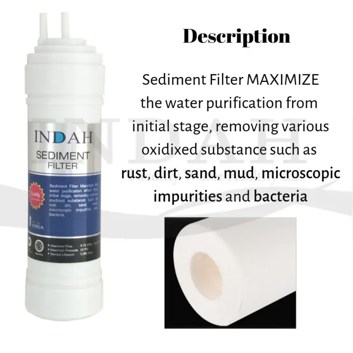Indah 5 Stage Alkaline Water Purifier Home Drinking Water Filter