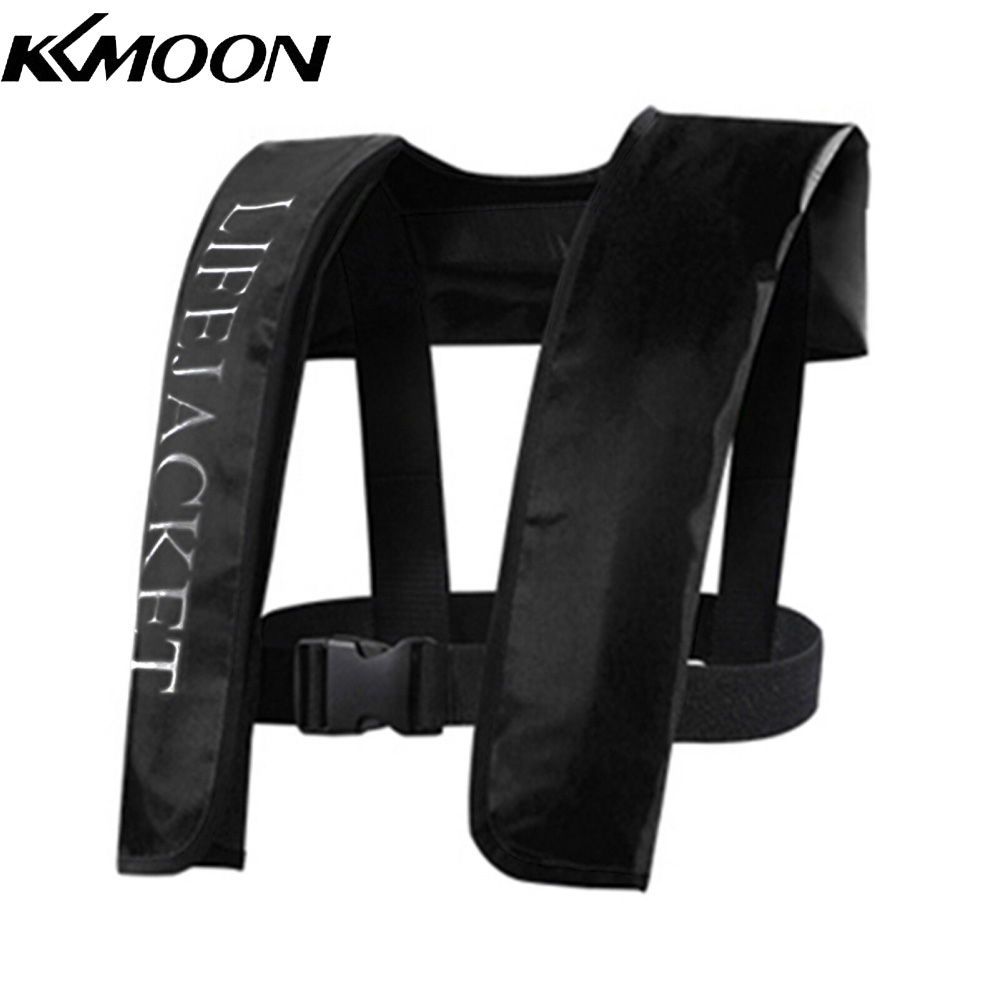 KKmoon Auto Inflatable Adults Life Jacket Adult Life Vest Safety Float Suit for Water Sports Kayaking Fishing Surfing Canoeing Survival Jacket