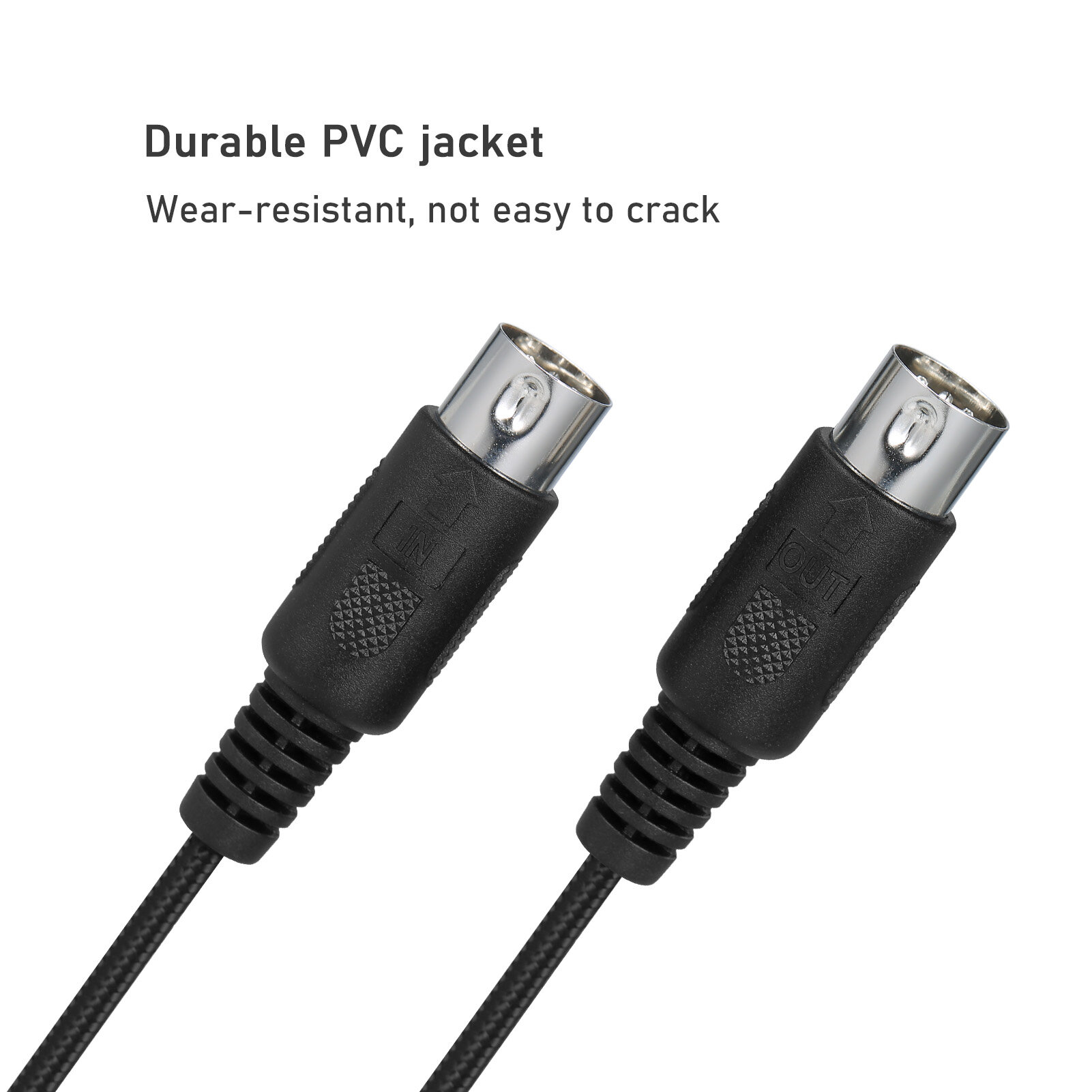 IVU CREATOR Cáp MIDI Thông Dụng Bộ Chuyển Đổi Cáp MIDI Sang USB 5 Chân Tương Thích Với Nhiều Hệ Điều Hành
