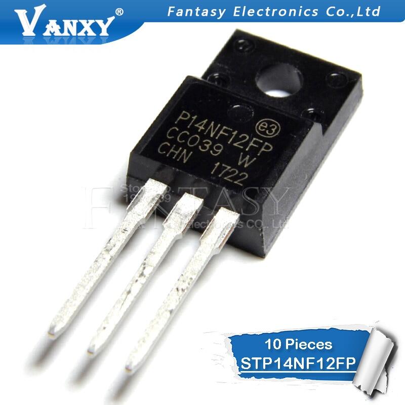 10pcs Stp14nf12fp To-220f Stp14nf12 To220f P14nf12fp P14nf12 To-220