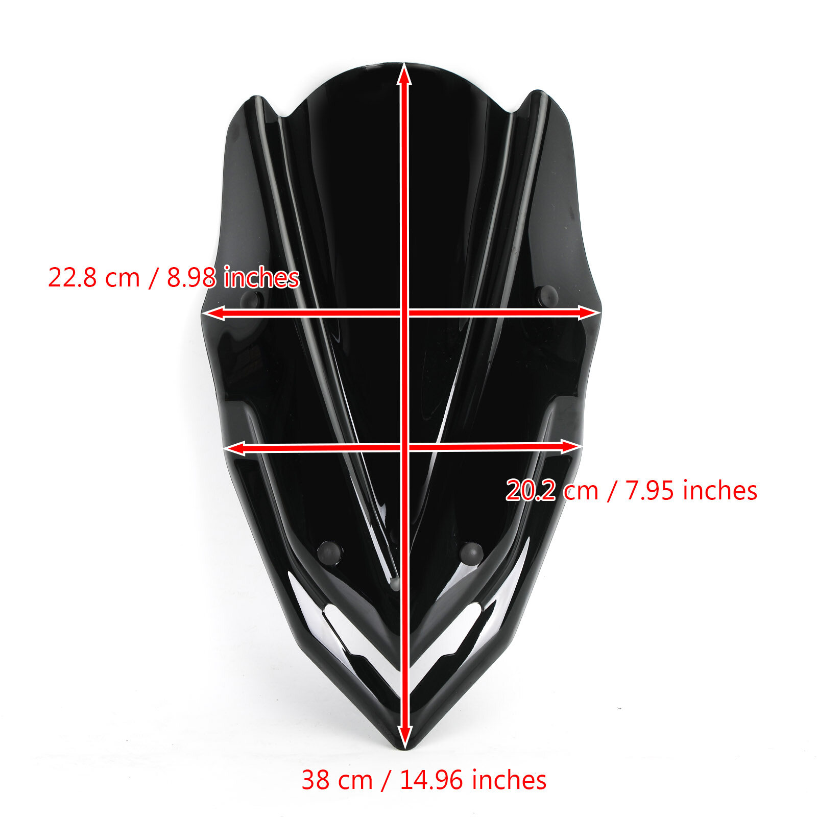 Areyourshop Tấm Chắn Gió Kính Chắn Gió Bảo Vệ Đối Với KAWASAKI Z900 2017-2019