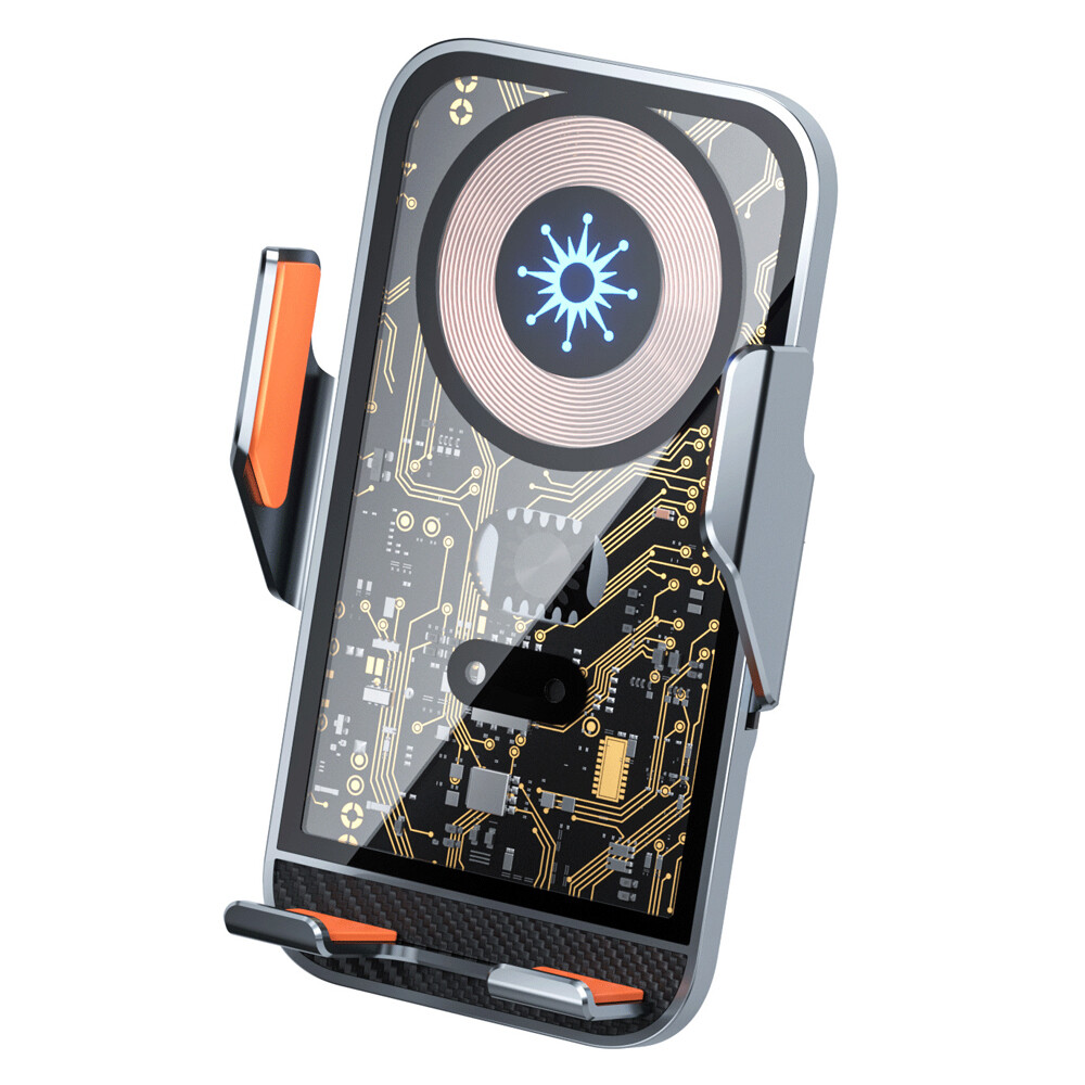 Car MobilePhone Holder Car Wireless ReCharge Bracket Intelligent Auto QuickCharge Bracket Car MobilePhone Wireless ReCharge Holder Car MobilePhone Charging Station