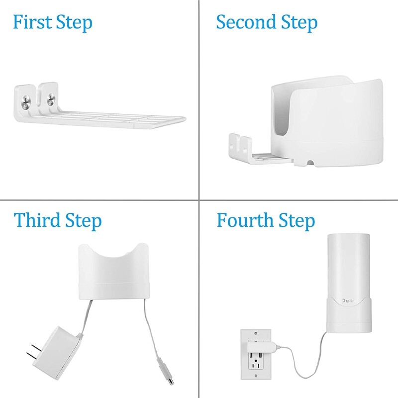 Wall Mount lacement For TP-Link Deco M4 WiFi Router Holder Socket Mount Multi-function Wall Bracket